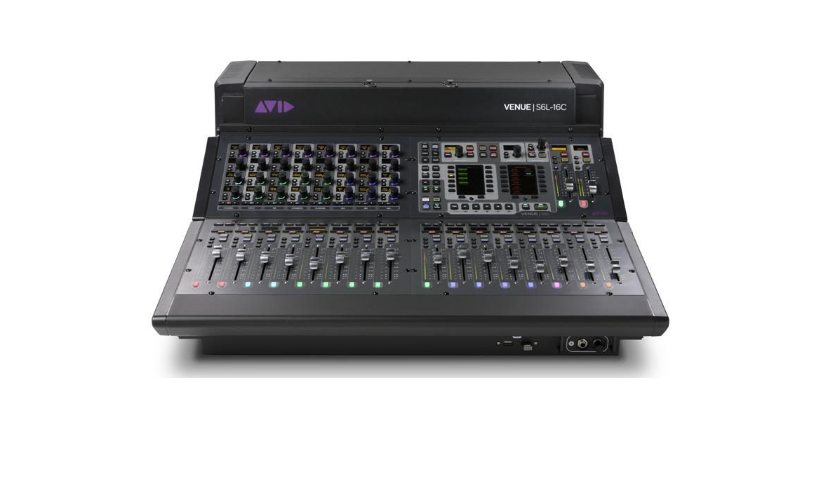 Avid lança superfície de controle de áudio compacta Venue S6L-16C